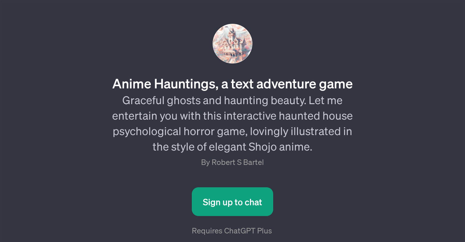 Anime Hauntings website