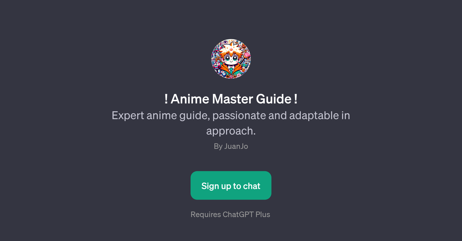 Anime Master Guide website