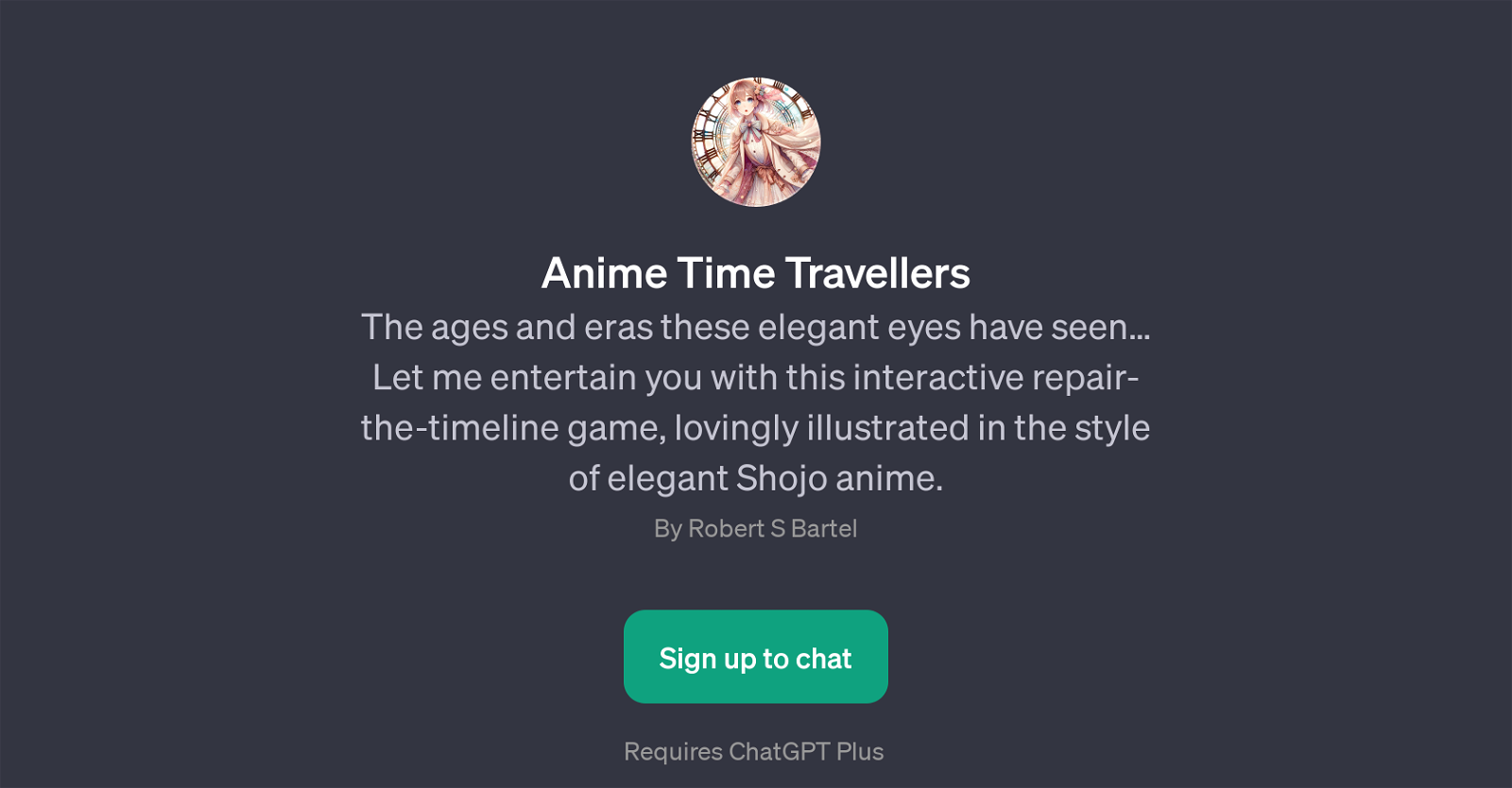 Anime Time Travellers website