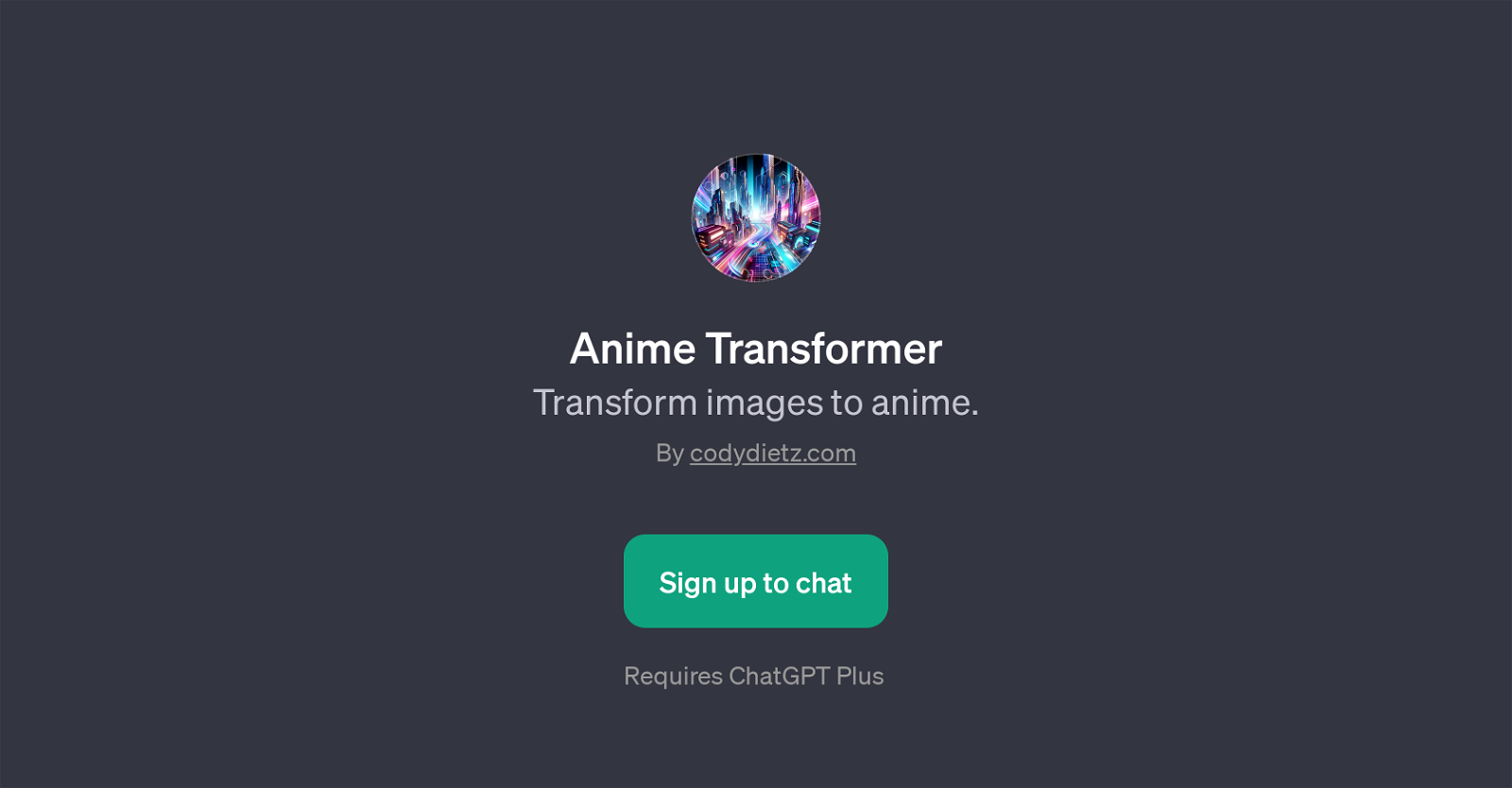 Anime Transformer website