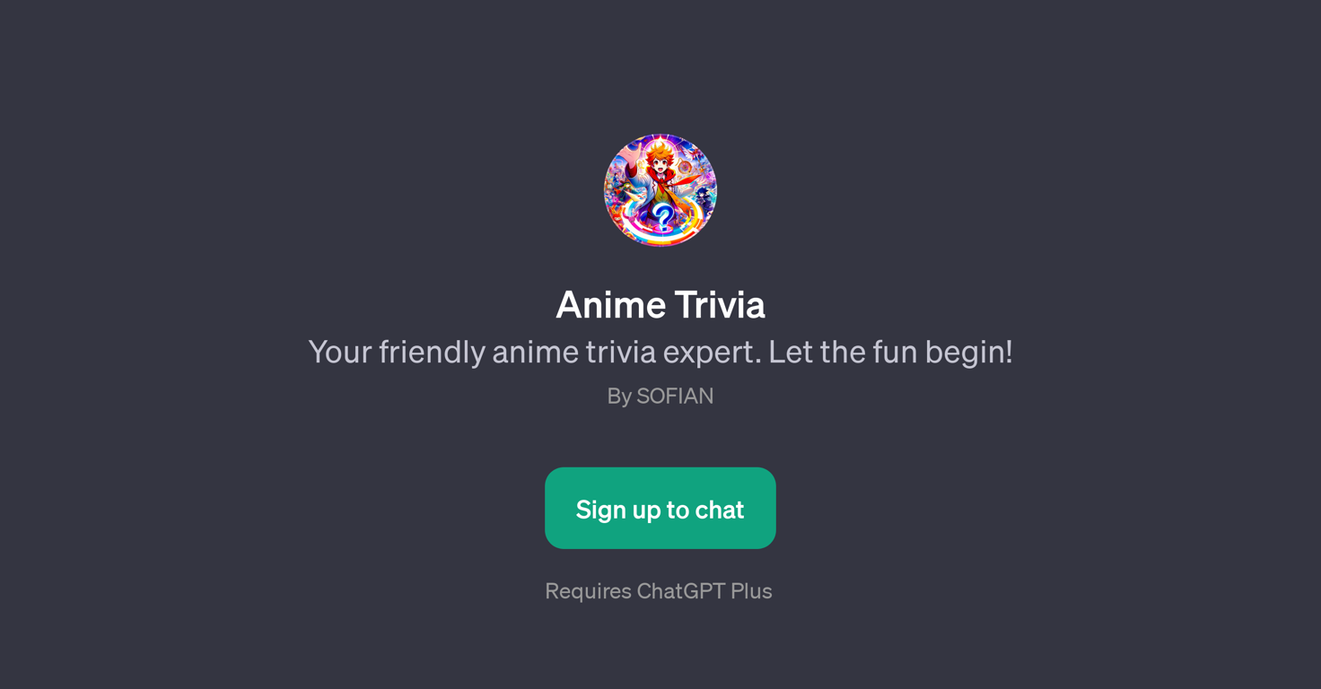 Anime Trivia website