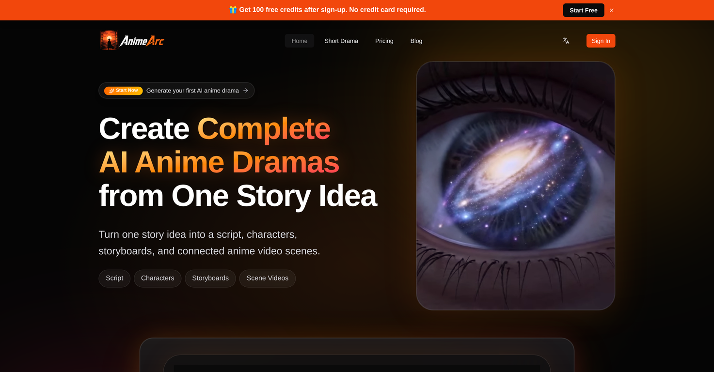 AnimeArc website