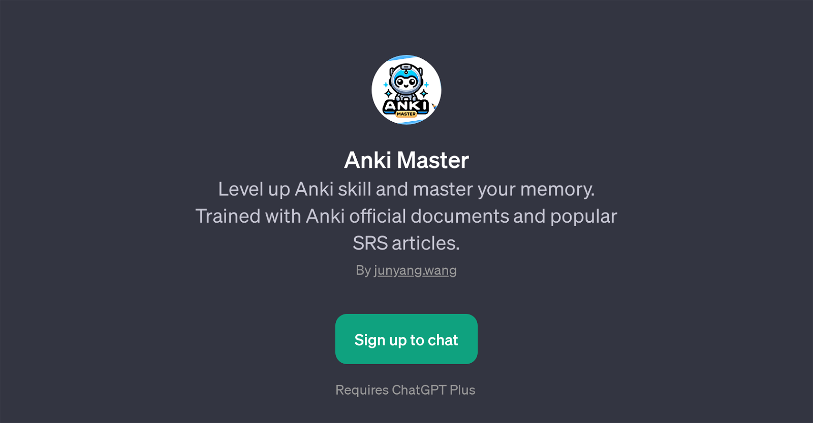 Anki Master website