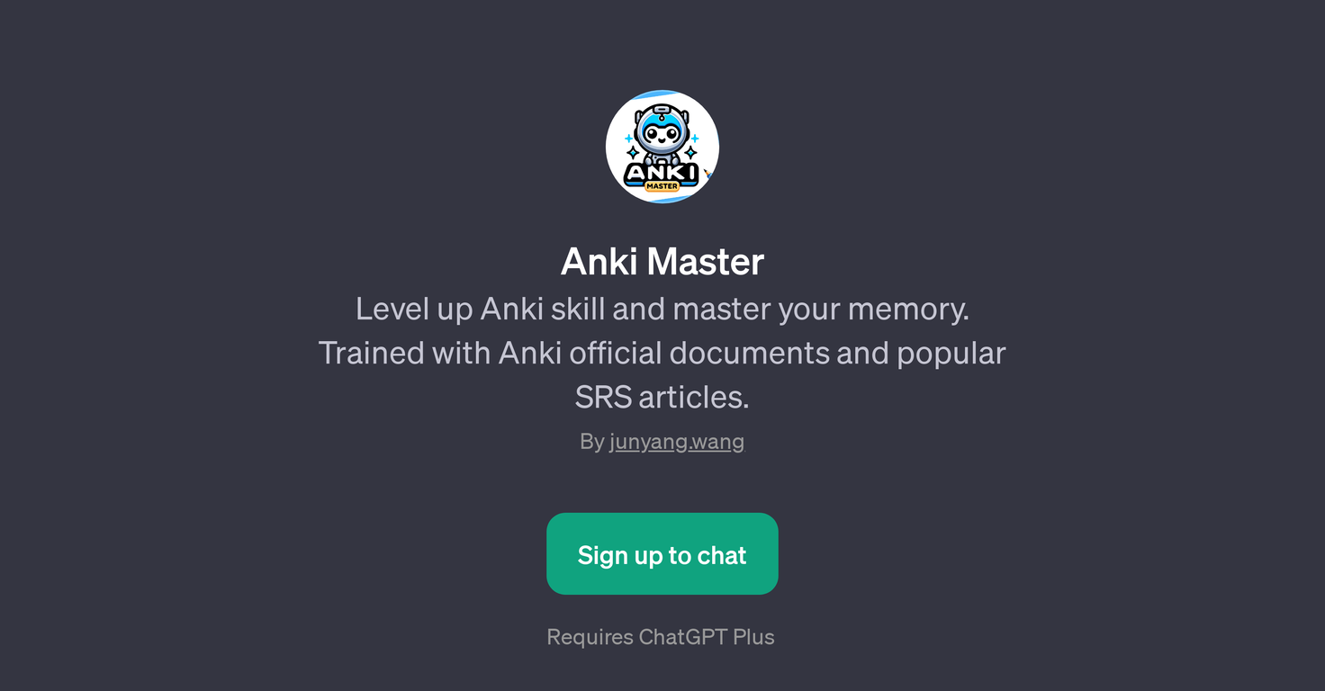 Anki Master website