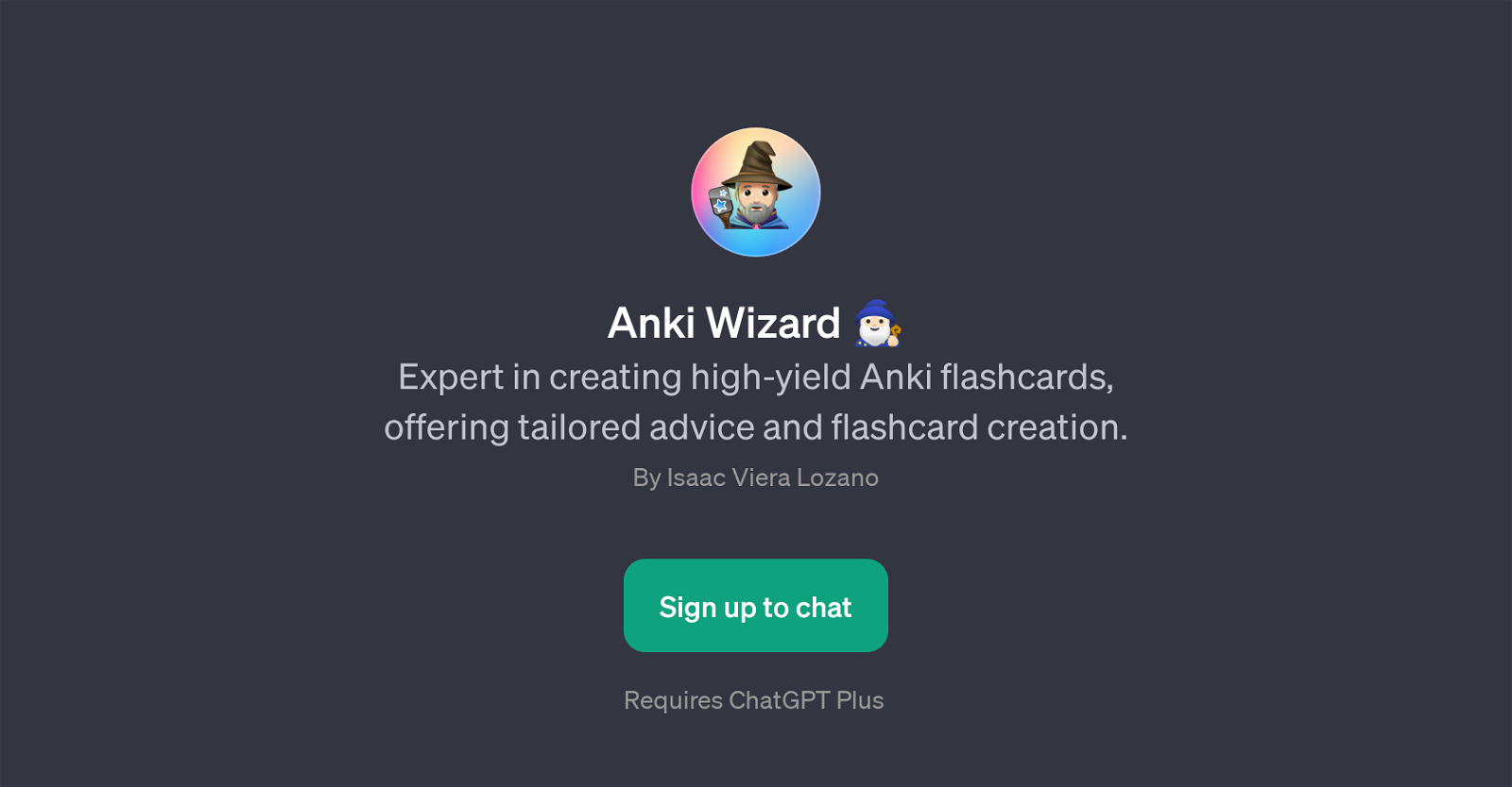 Anki Wizard website