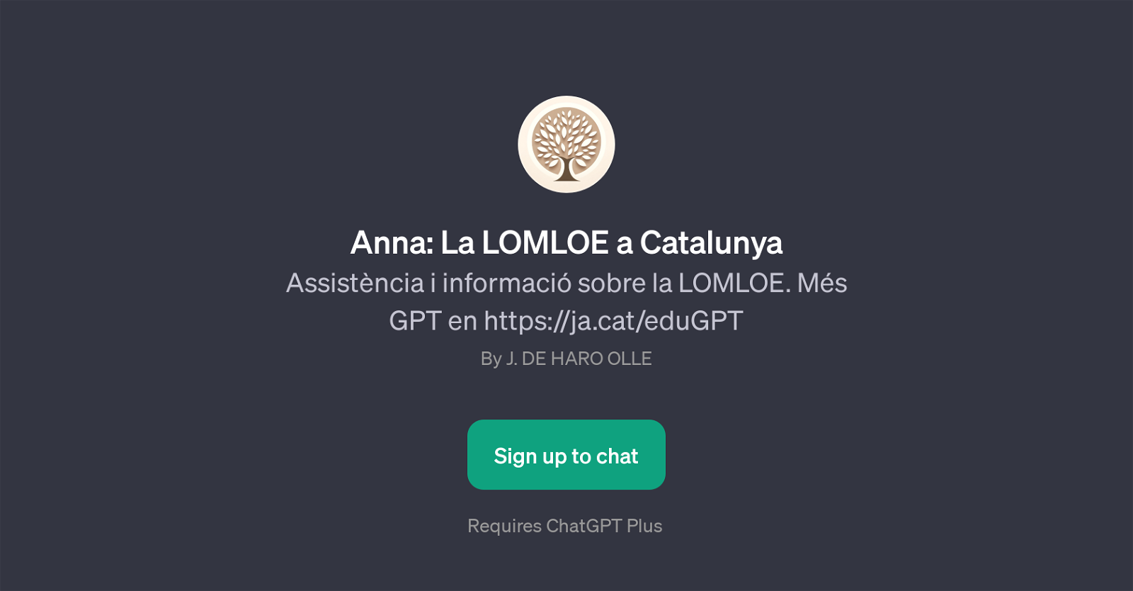 Anna: La LOMLOE a Catalunya website