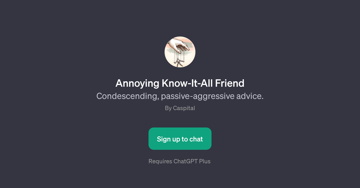 Annoying Know-It-All Friend website