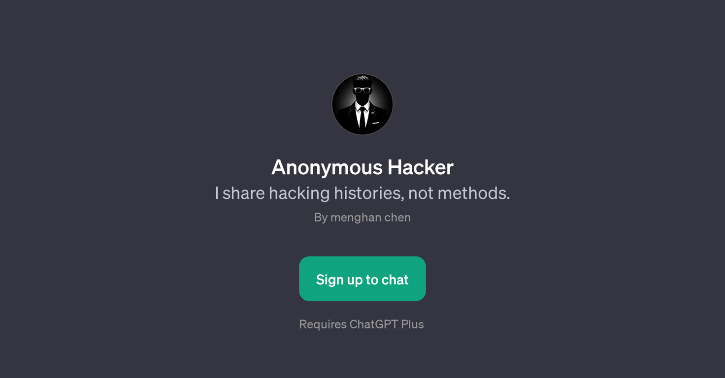 Anonymous Hacker website