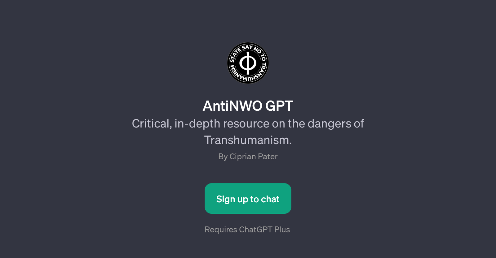 AntiNWO GPT website