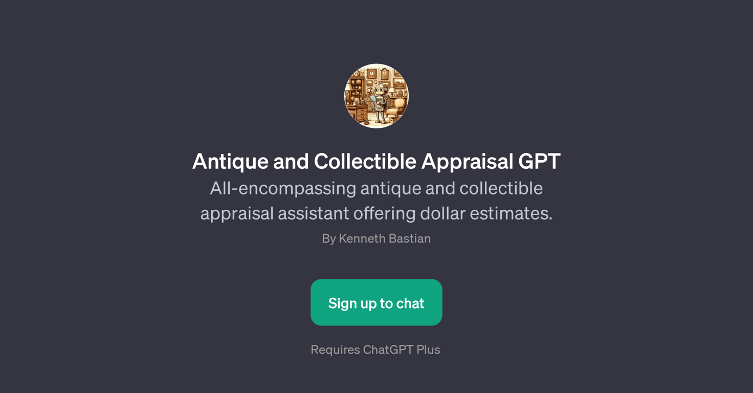 Antique and Collectible Appraisal GPT website