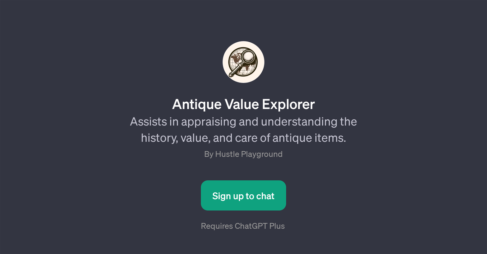 Antique Value Explorer website