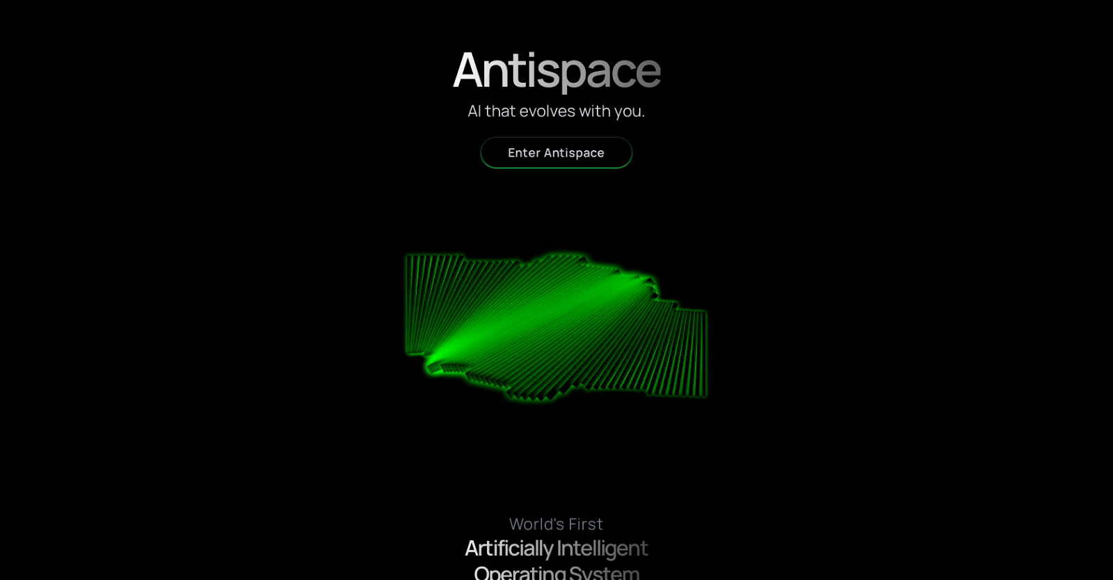 Antispace website