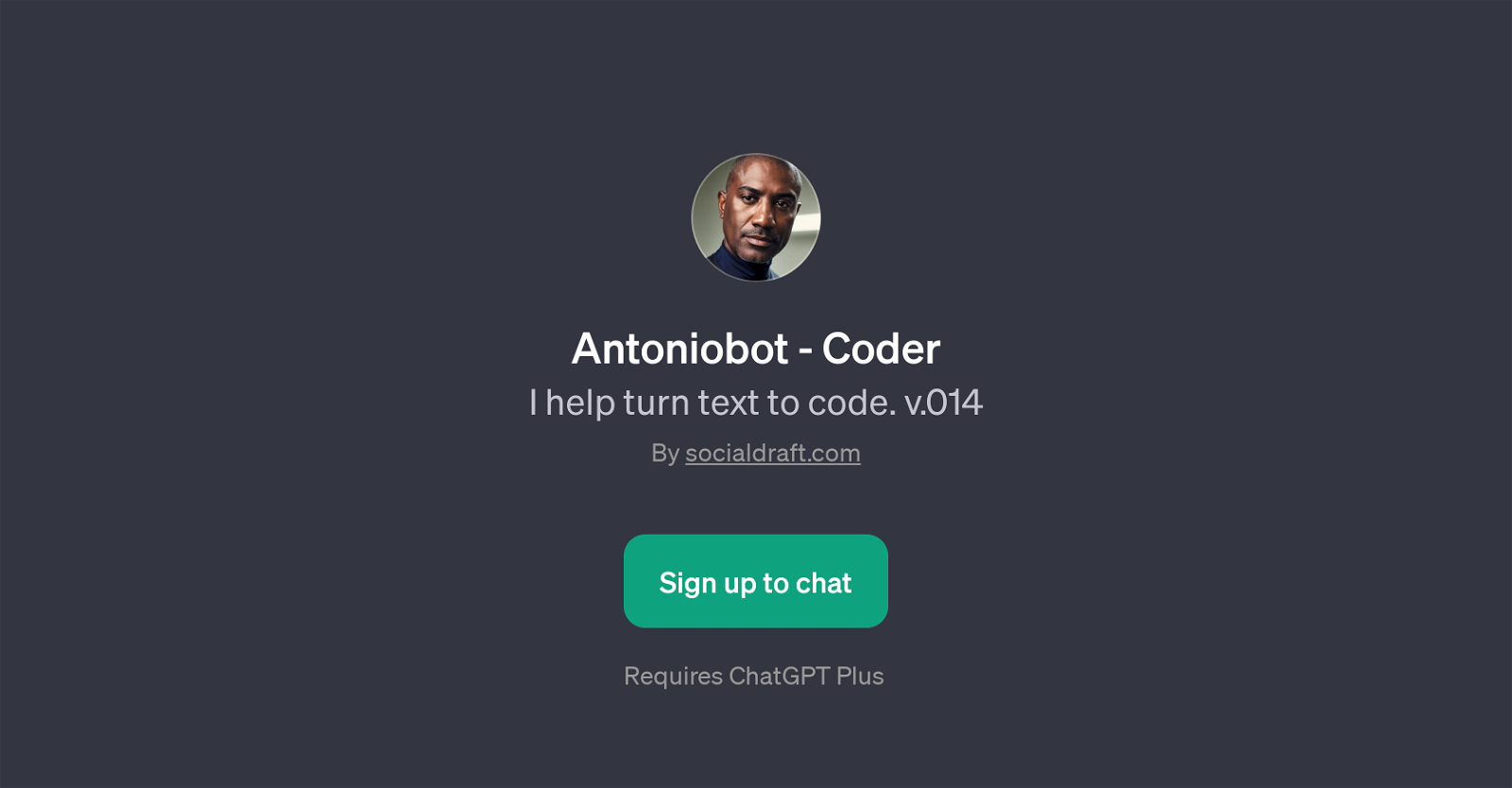 Antoniobot - Coder website