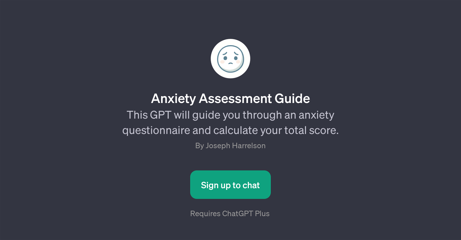 Anxiety Assessment Guide website
