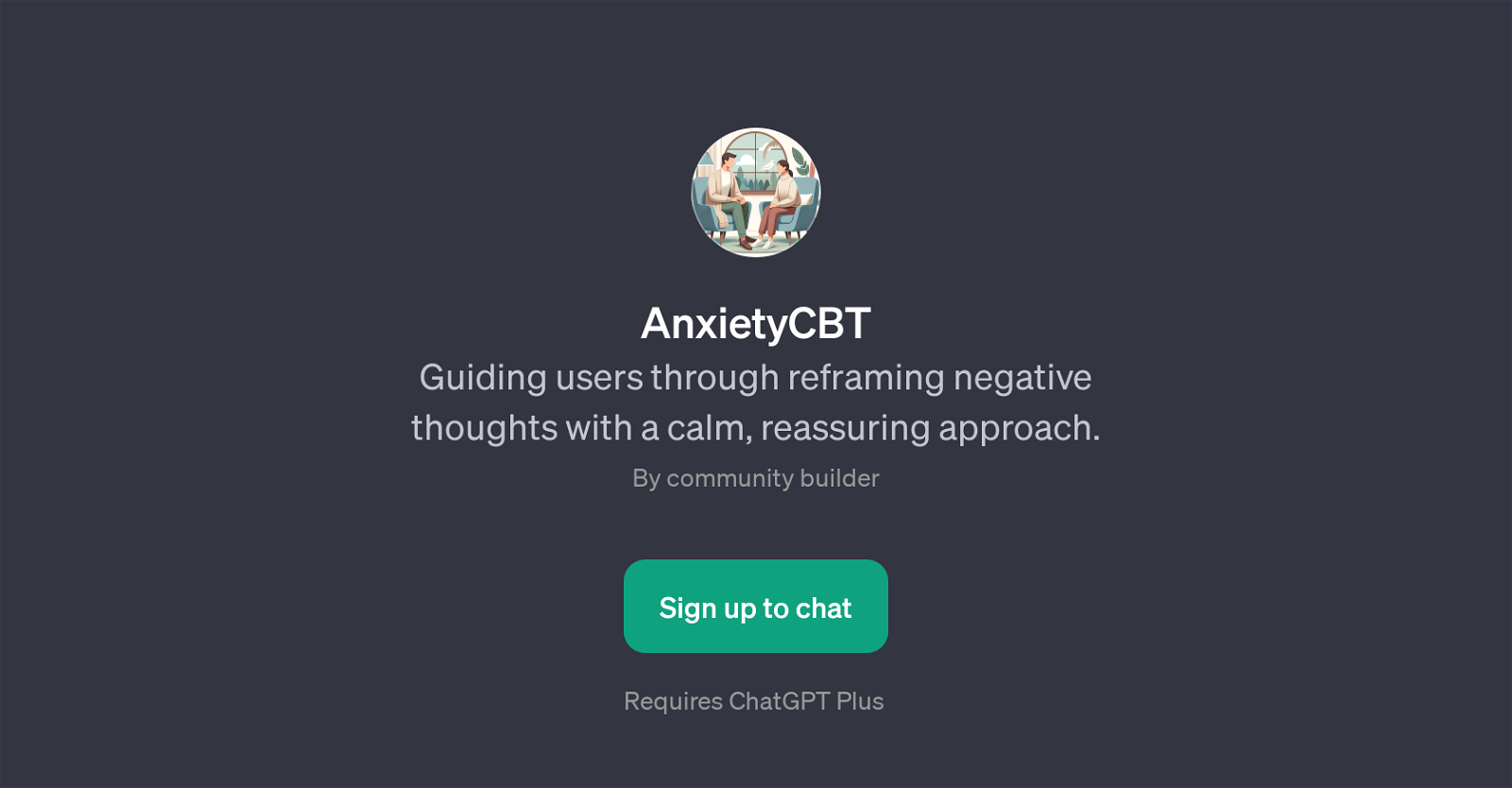 AnxietyCBT website
