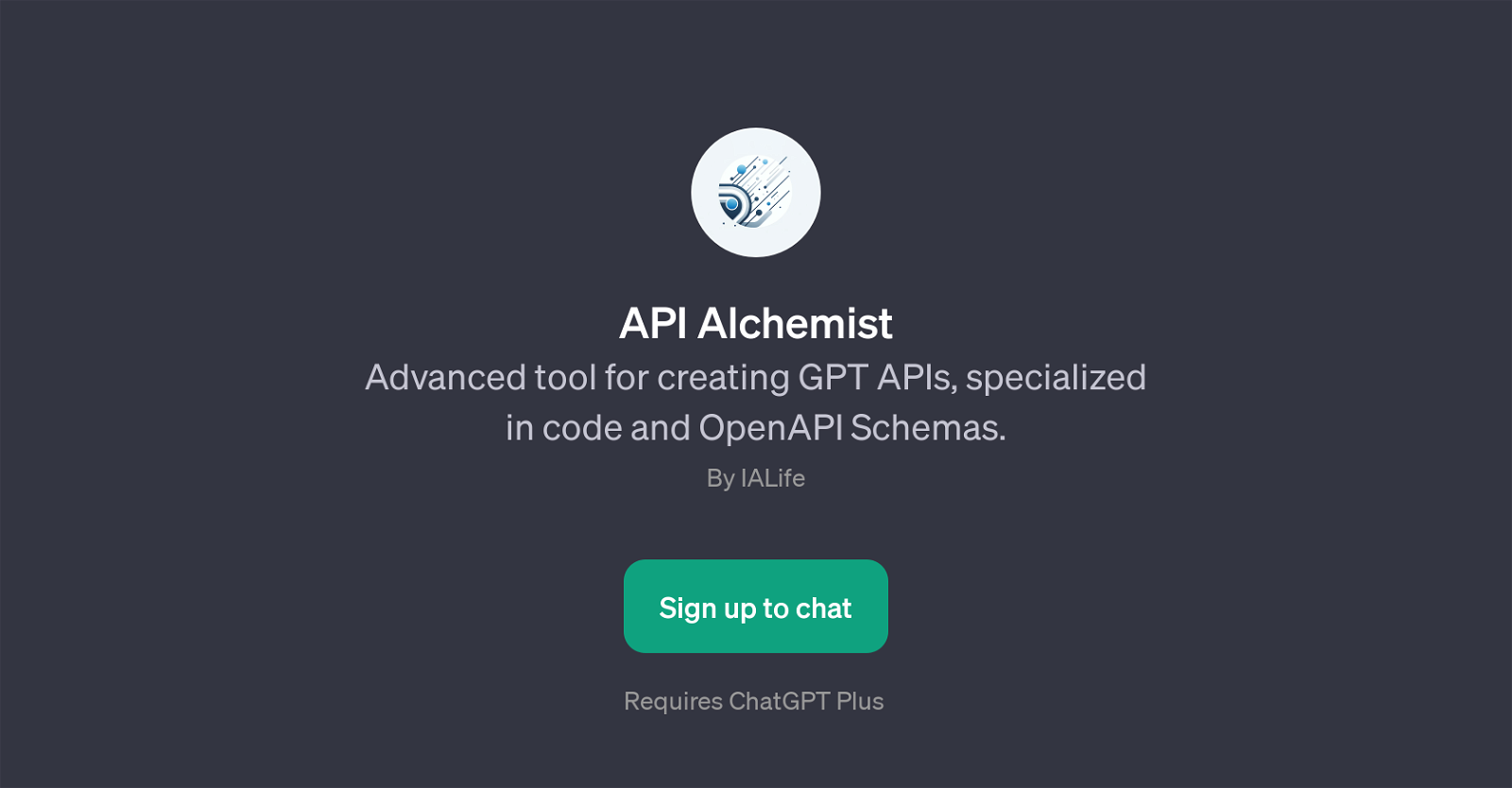 API Alchemist website