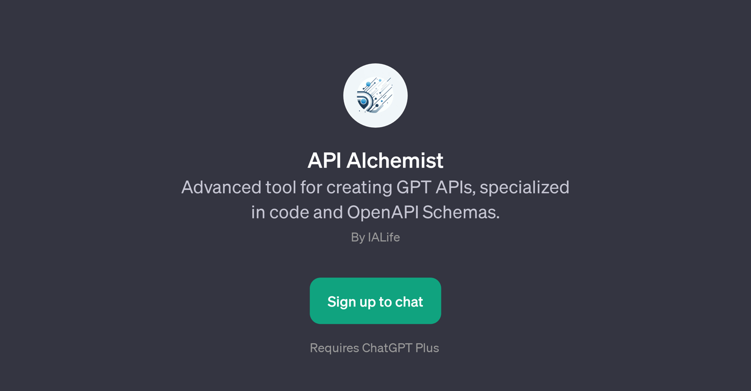 API Alchemist website