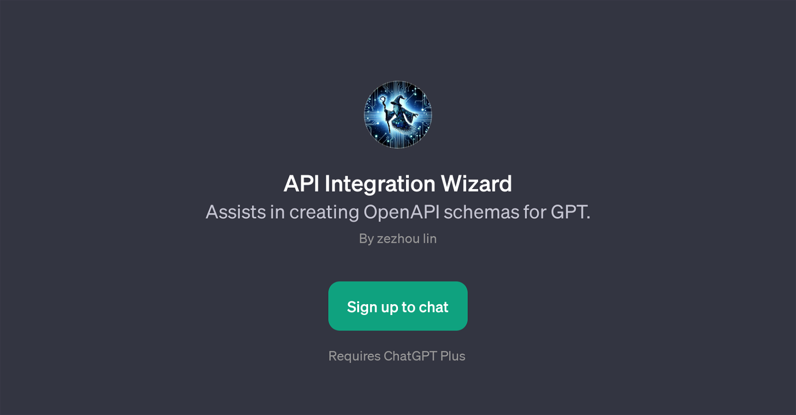 API Integration Wizard website