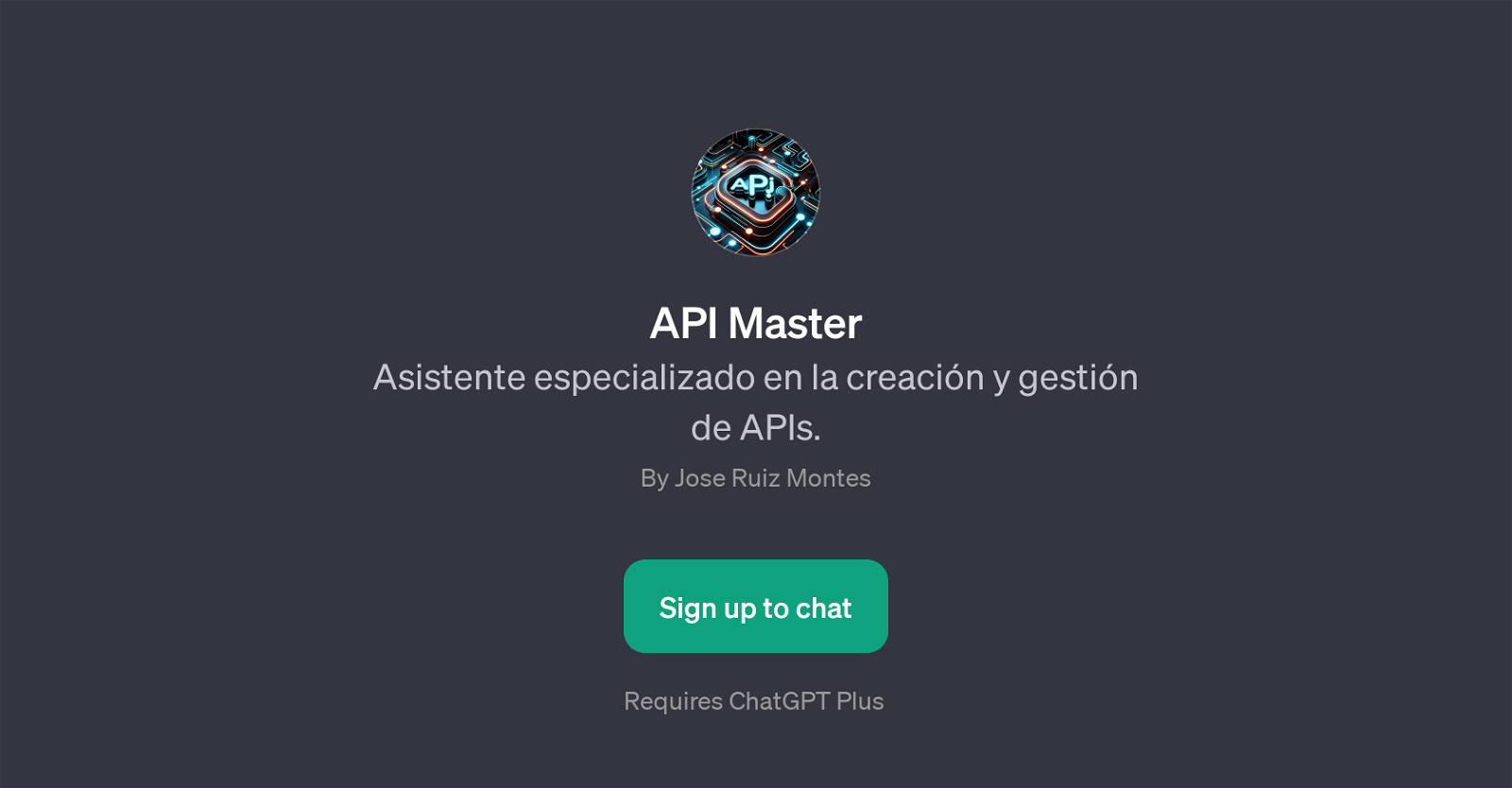 API Master website