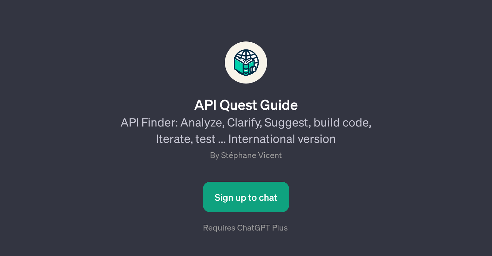 API Quest Guide website
