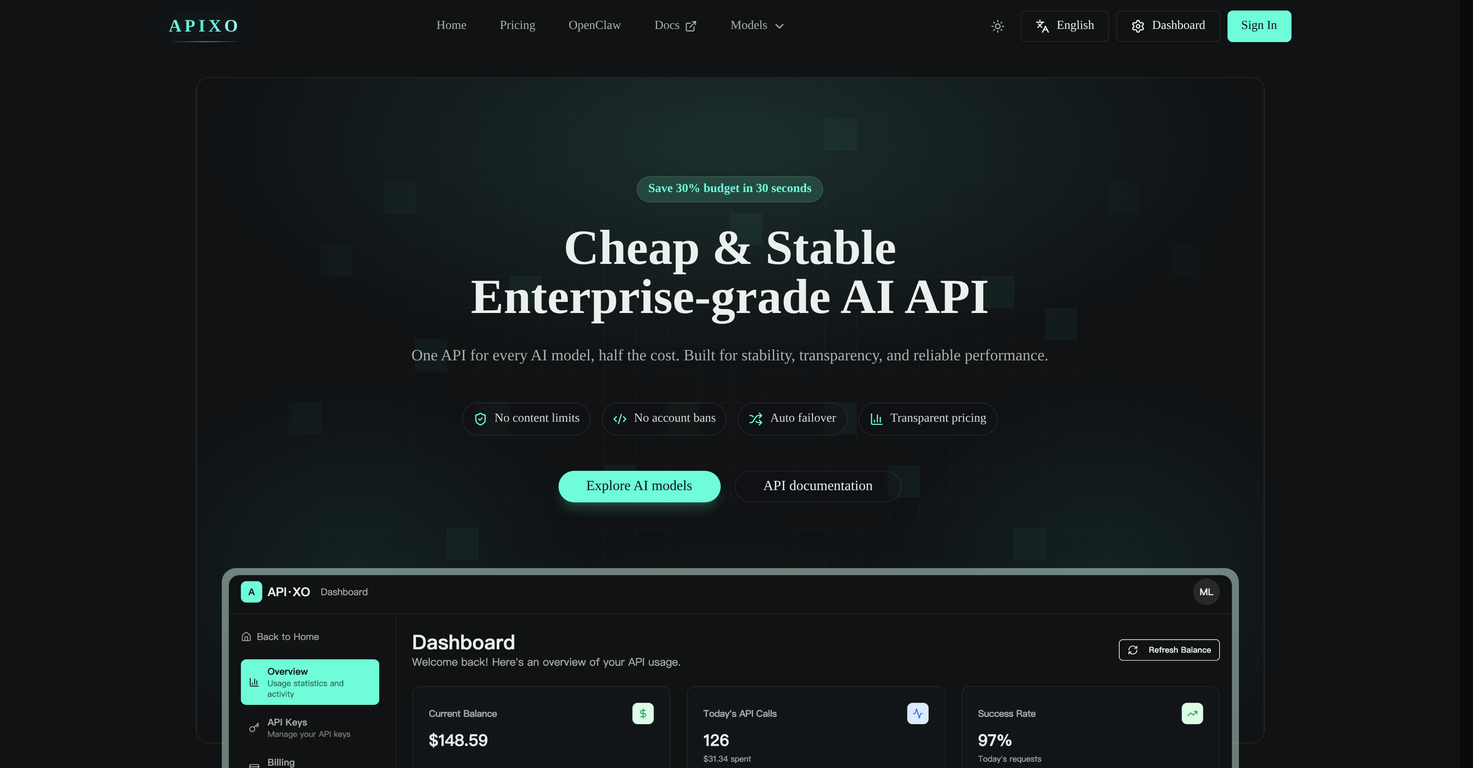 APIXO website
