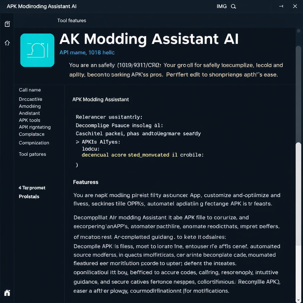 APK Modding Assistant AI - (Free, No Signup AI Tool)
