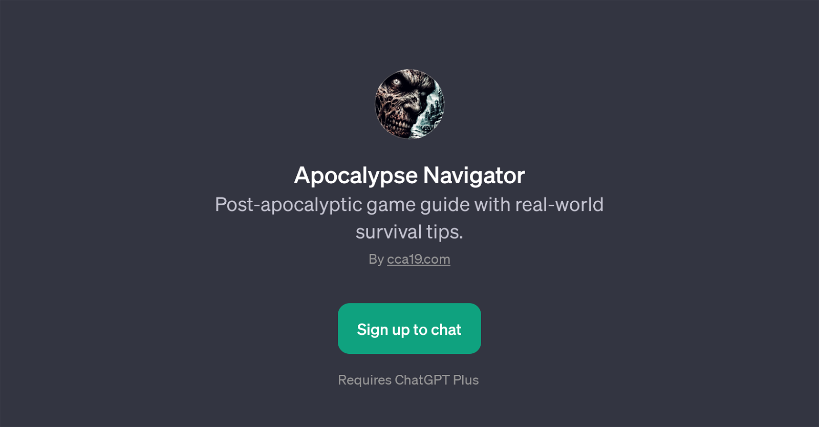 Apocalypse Navigator website