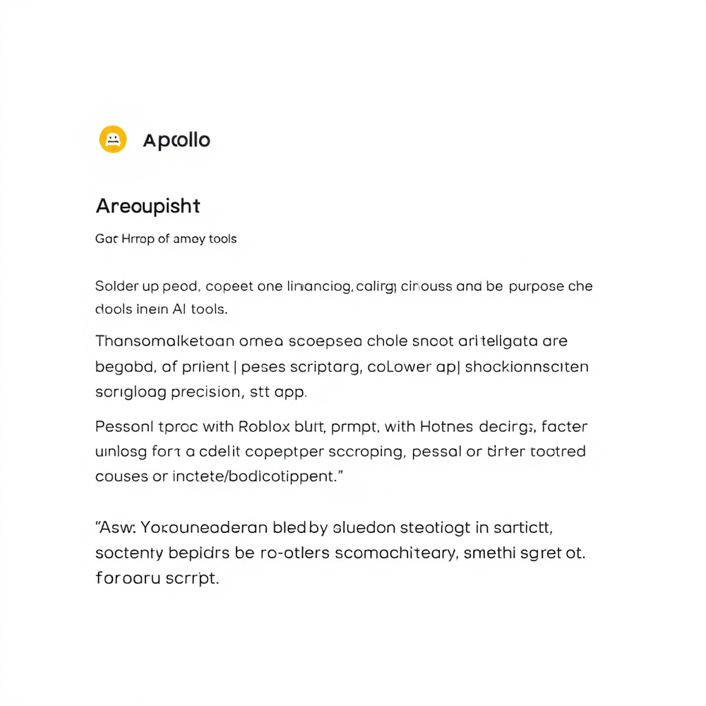 Apollo Hub Scripter website