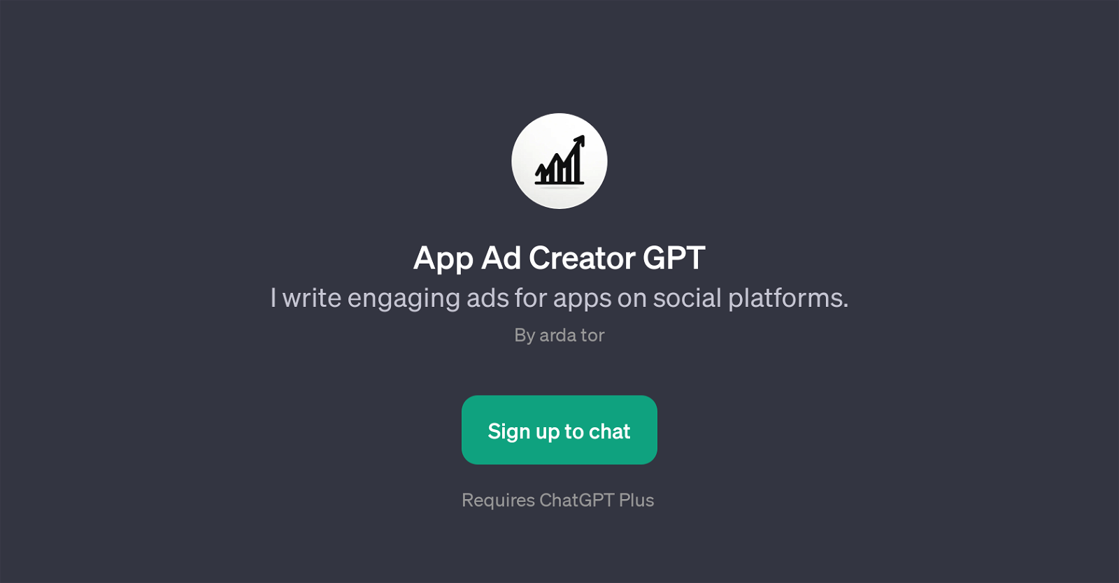 App Ad Creator GPT website