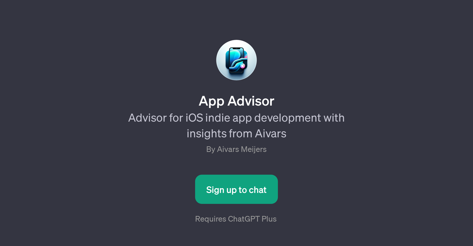 App Advisor website