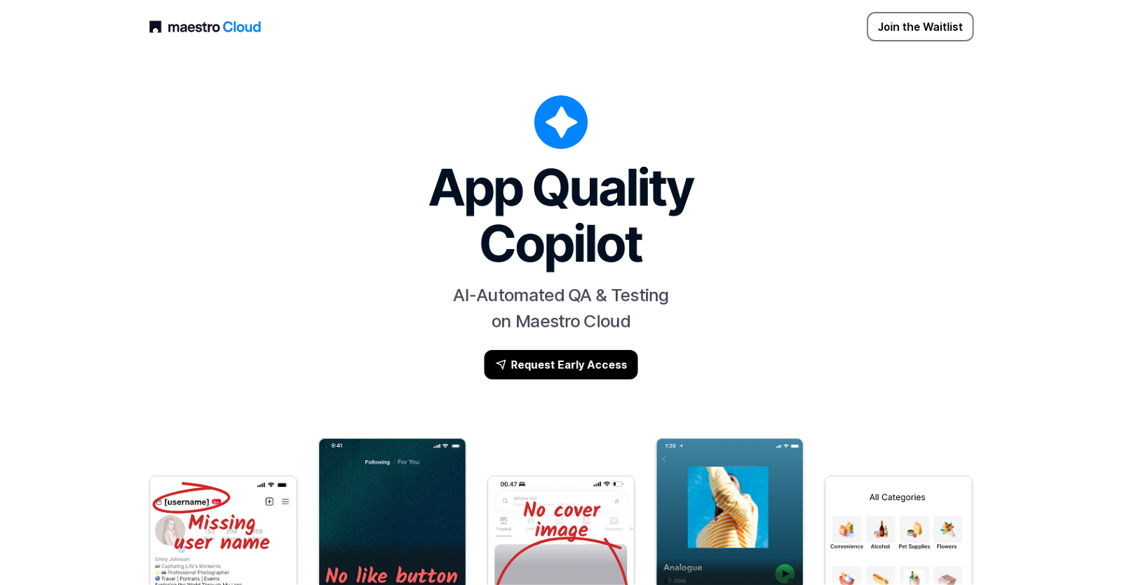 App Quality Copilot website