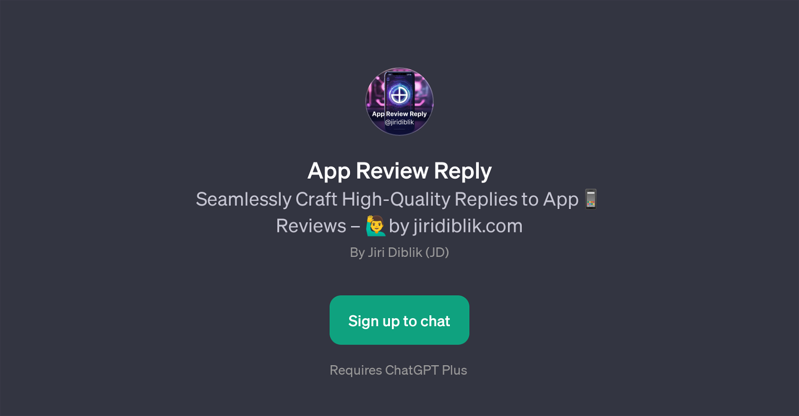 App Review Reply website