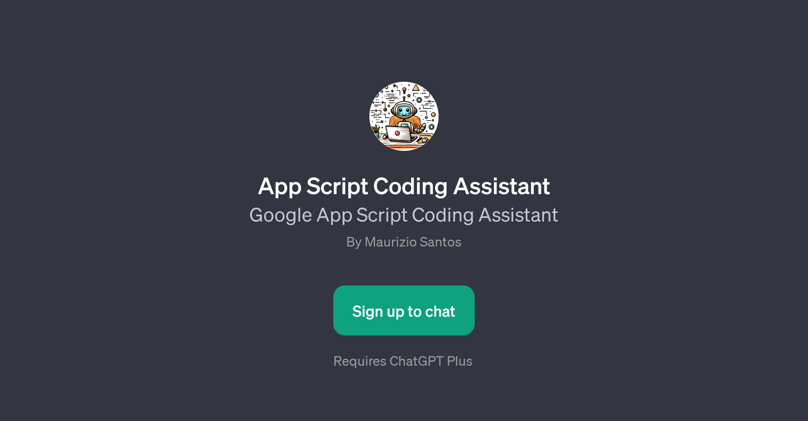 App Script Coding Assistant website