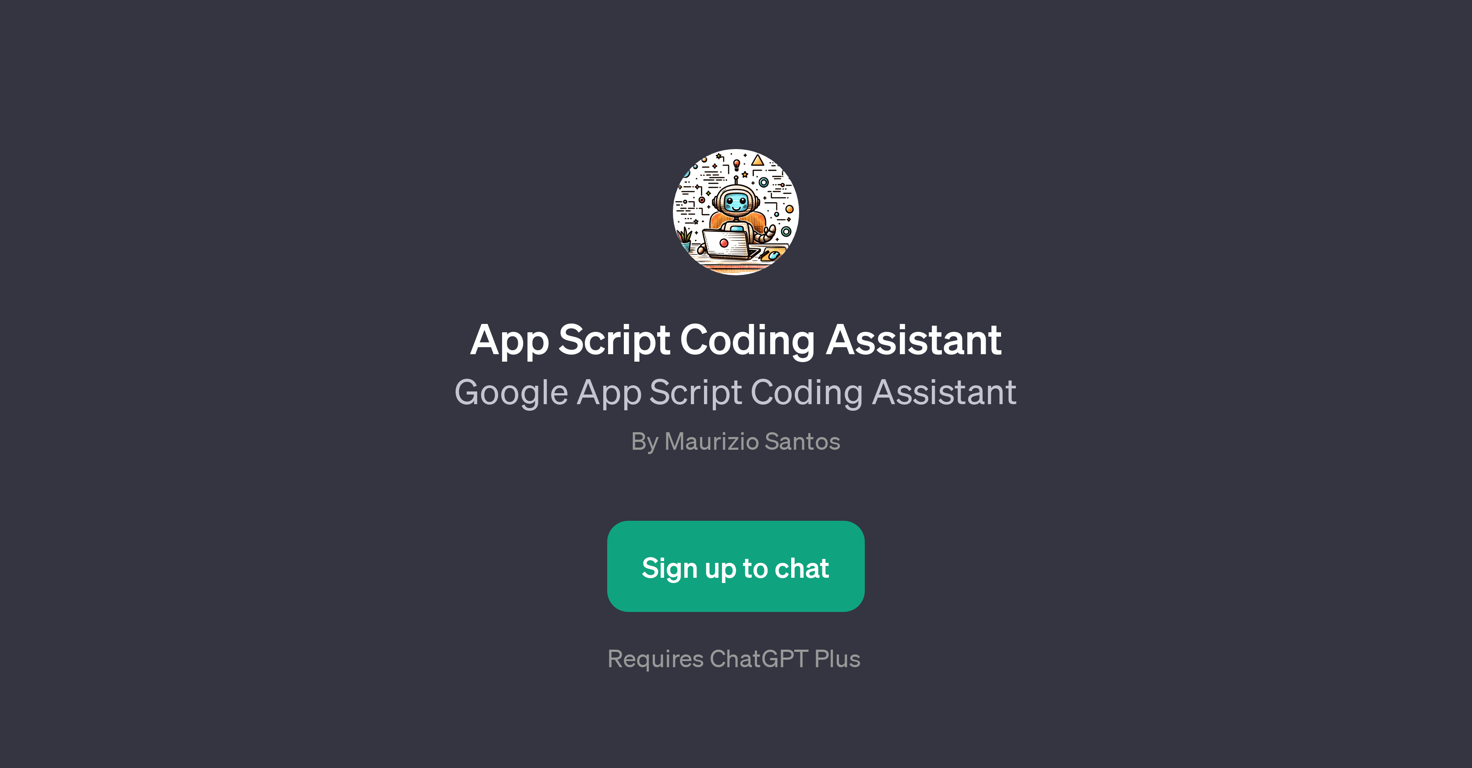 App Script Coding Assistant website