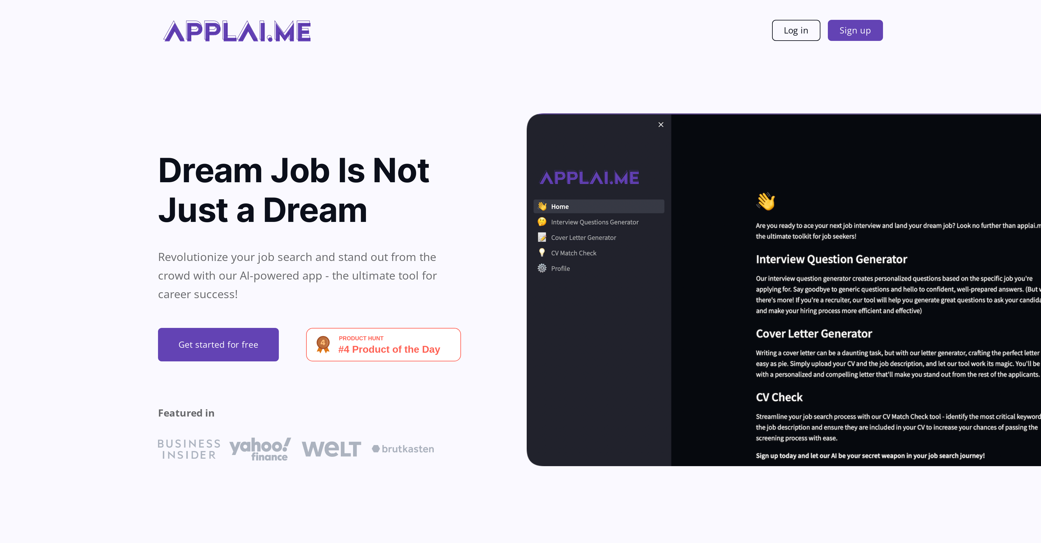 ApplAI website