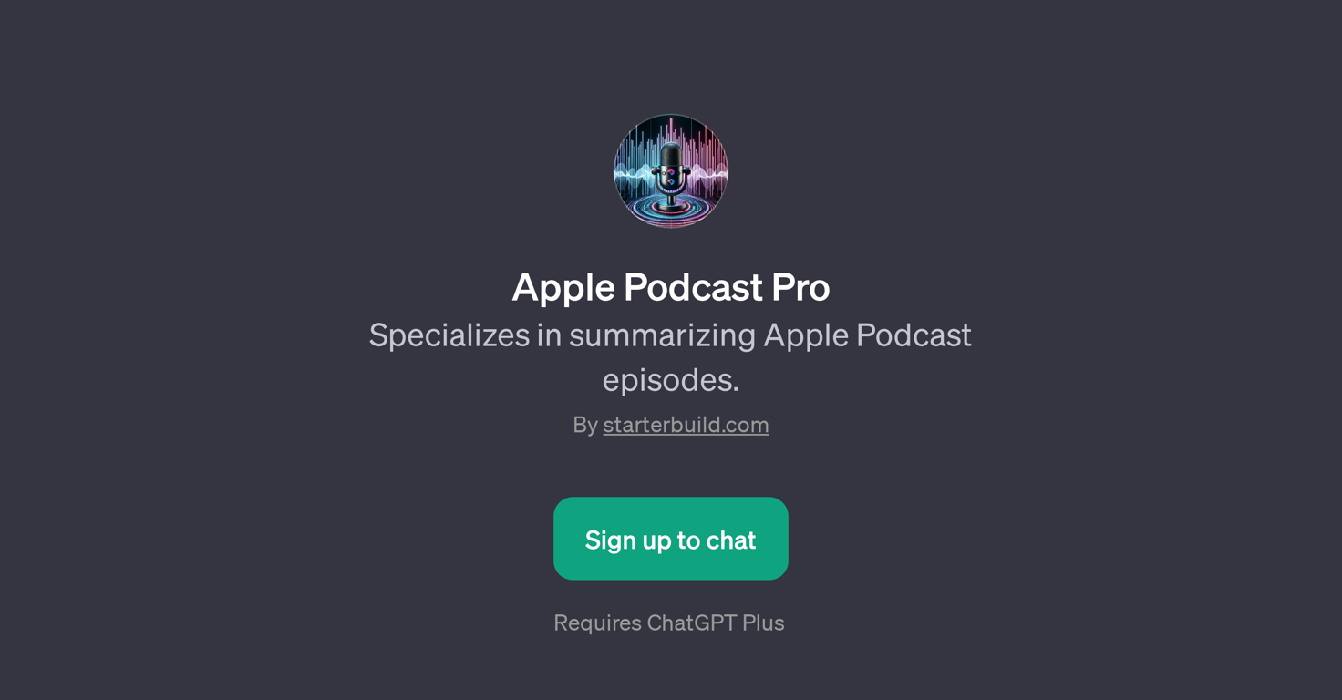 Apple Podcast Pro website