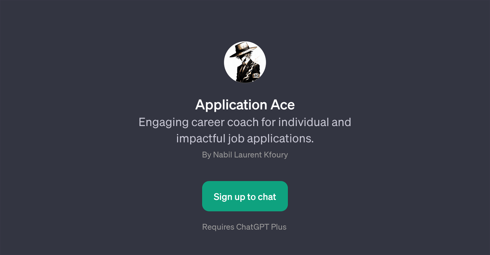 Application Ace website