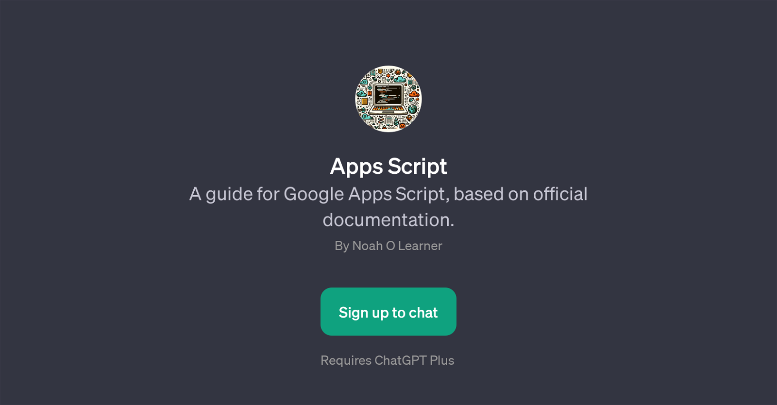 Apps Script website