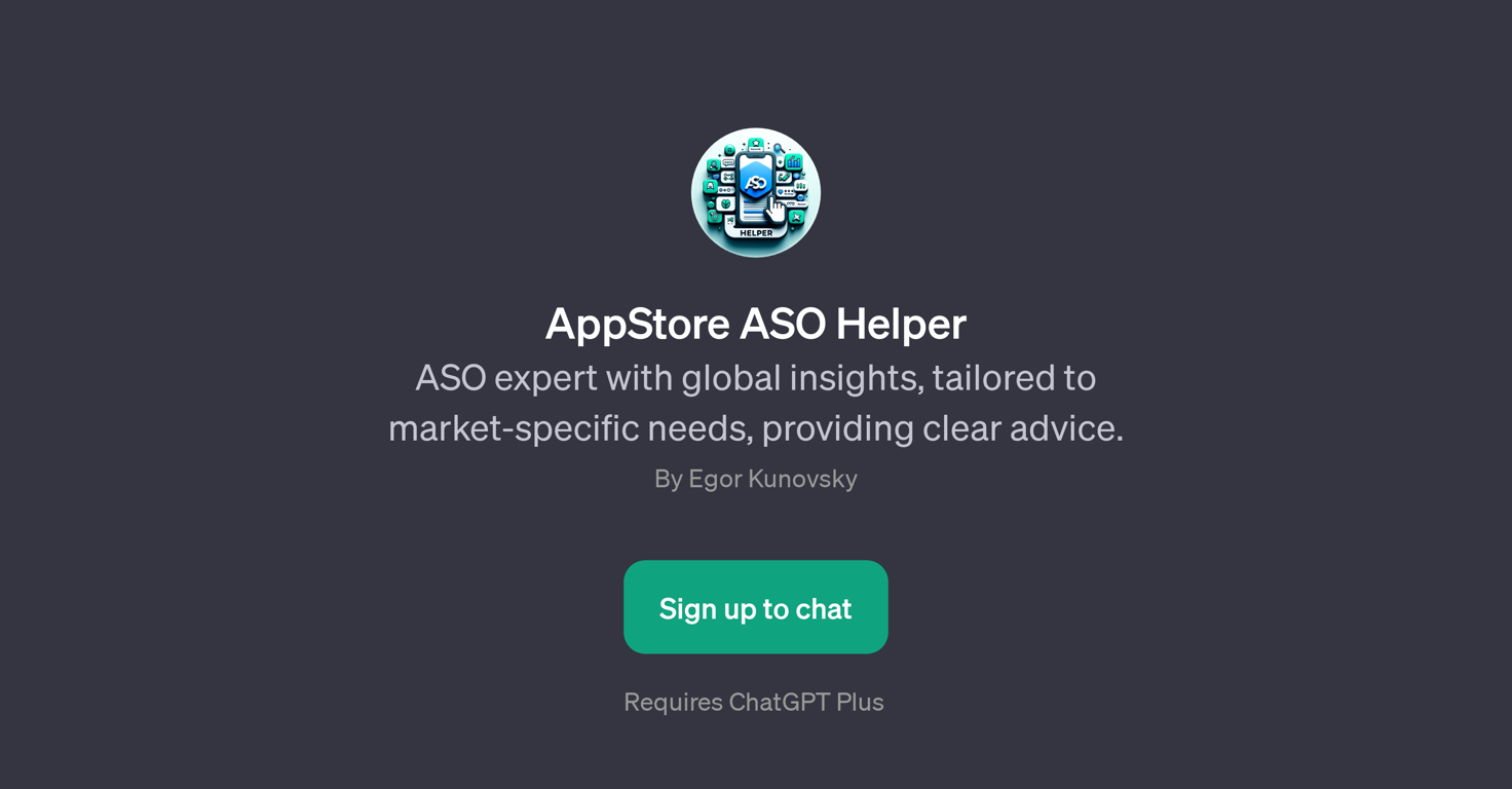 AppStore ASO Helper website