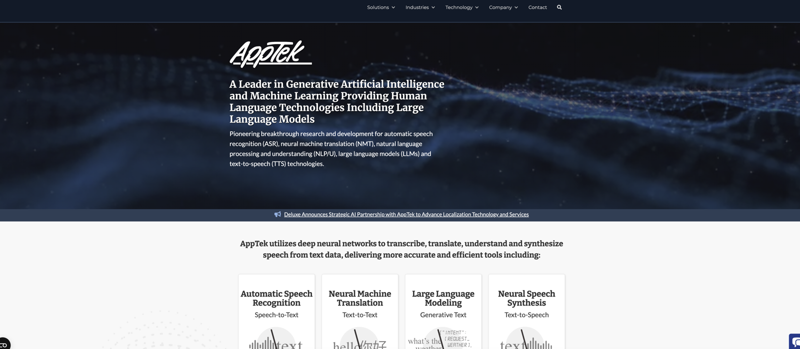 Apptek website
