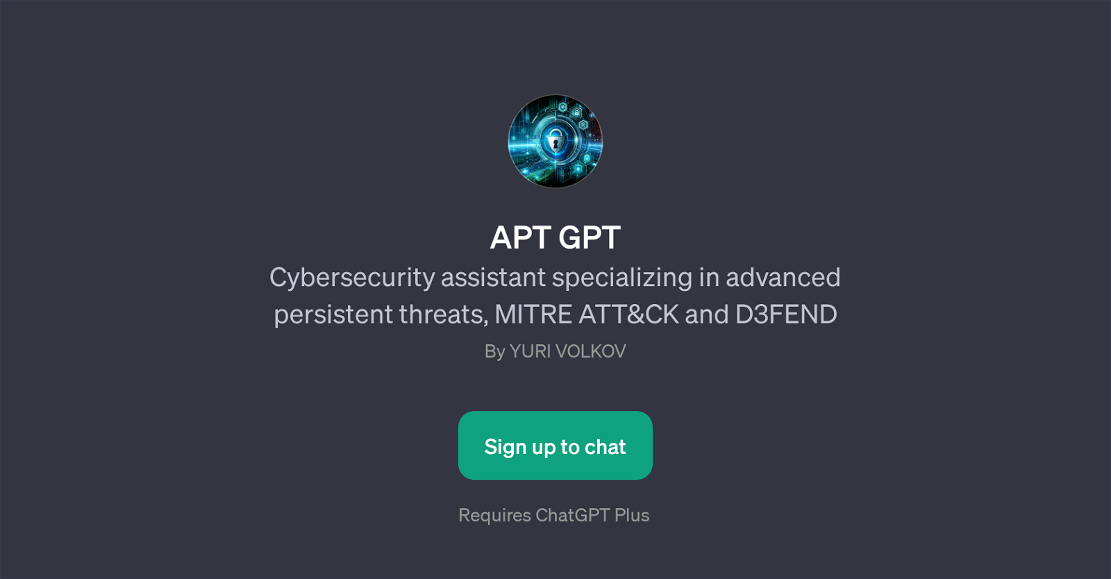 APT GPT website