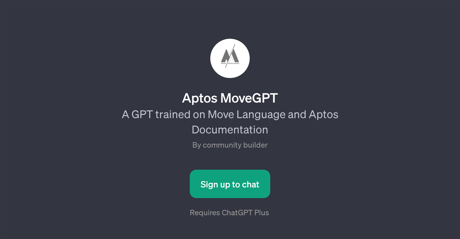 Aptos MoveGPT website