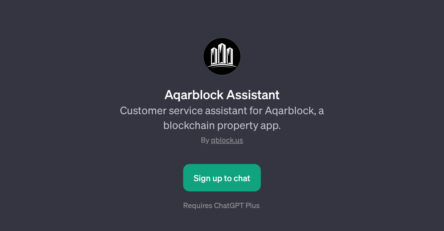 Aqarblock Assistant website