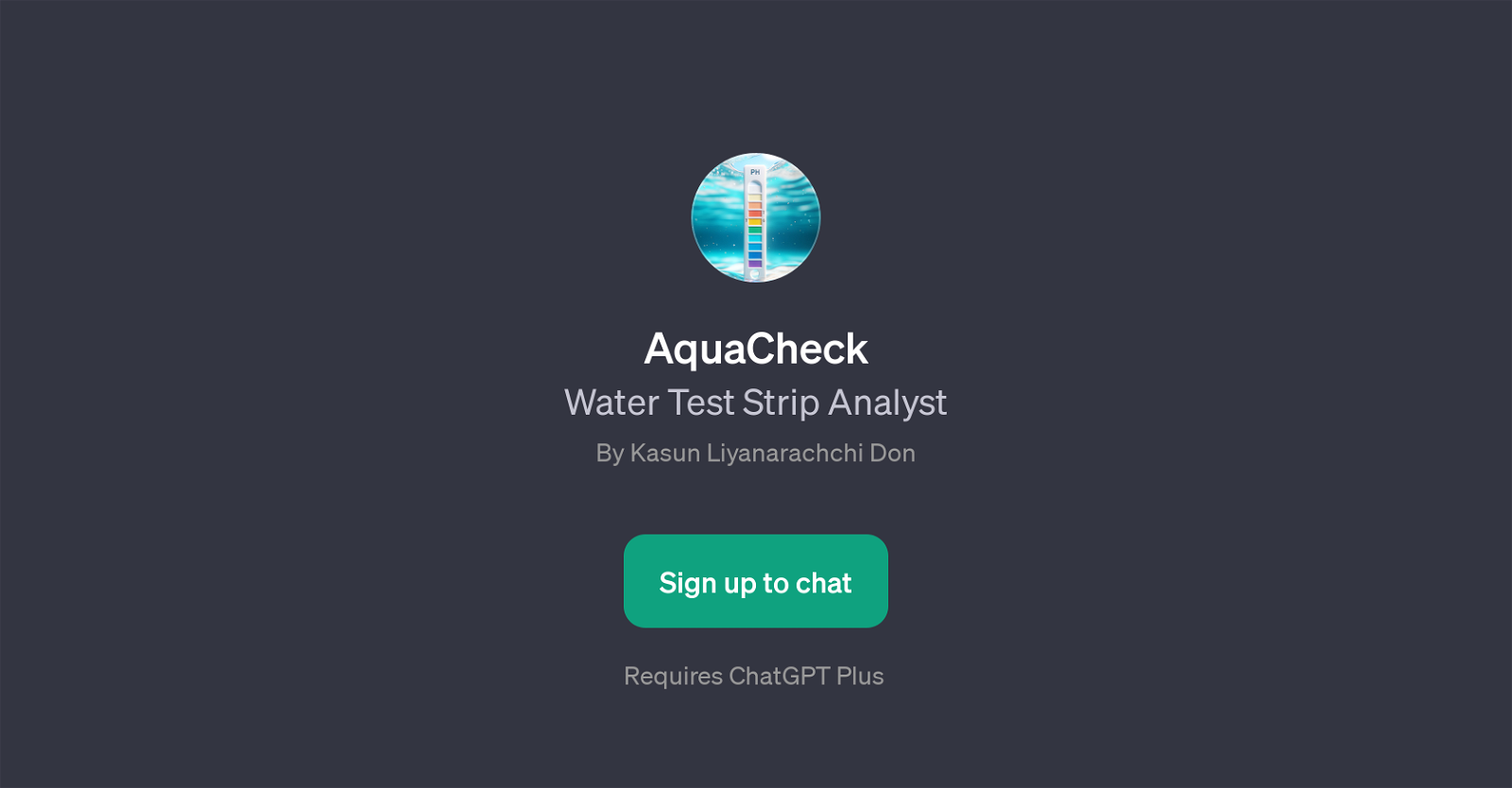 AquaCheck website