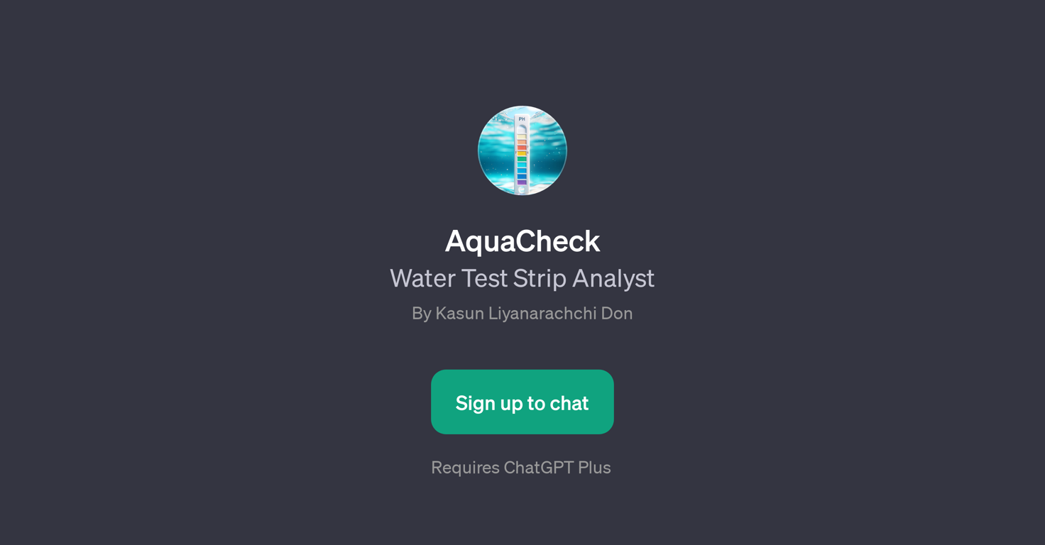 AquaCheck website