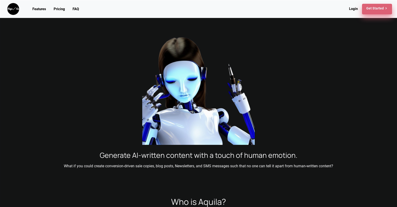 Aquila website