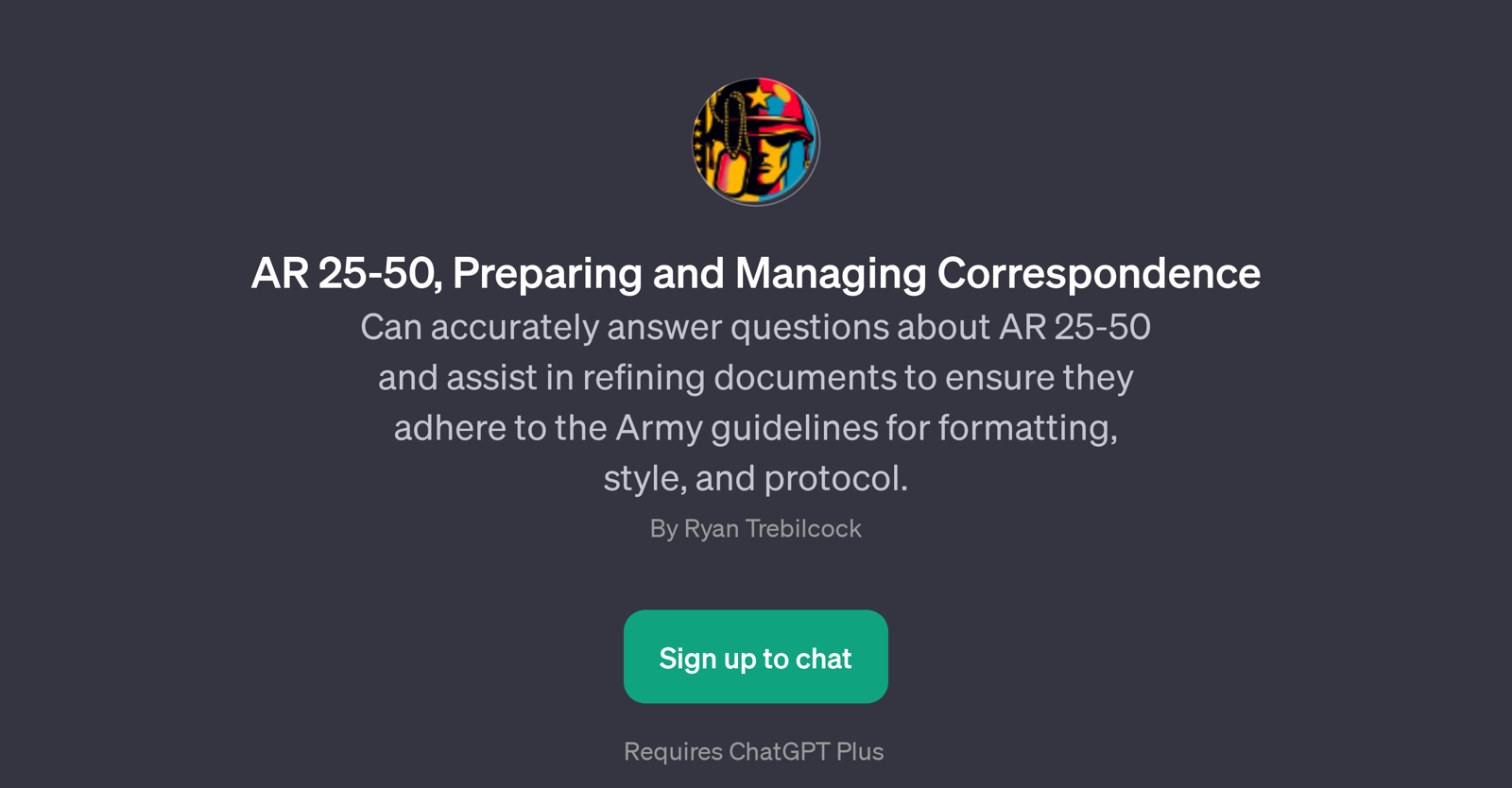 AR 25-50, Preparing and Managing Correspondence website