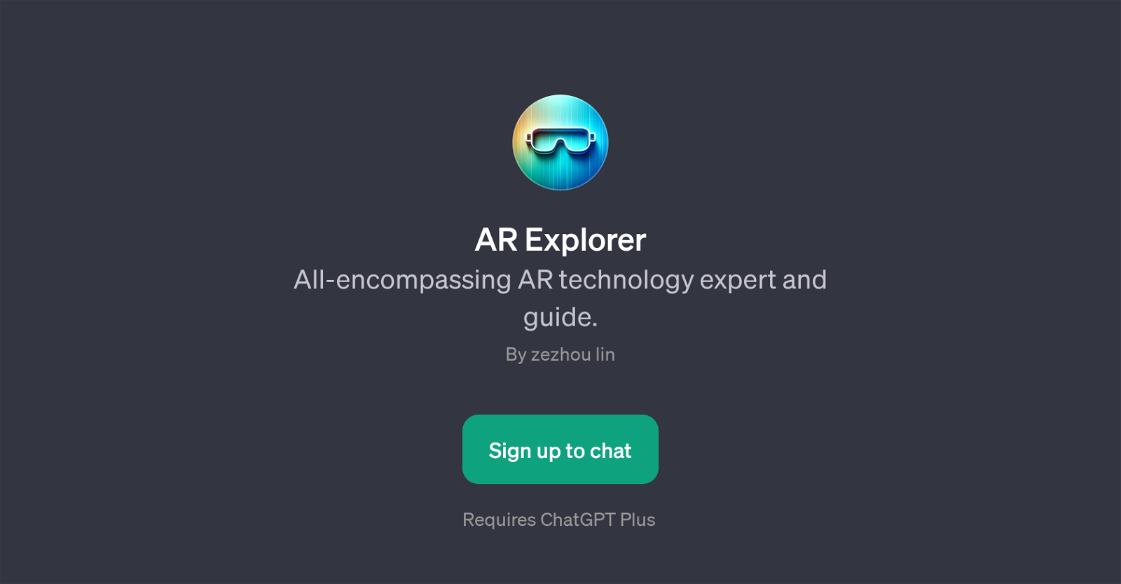 AR Explorer website
