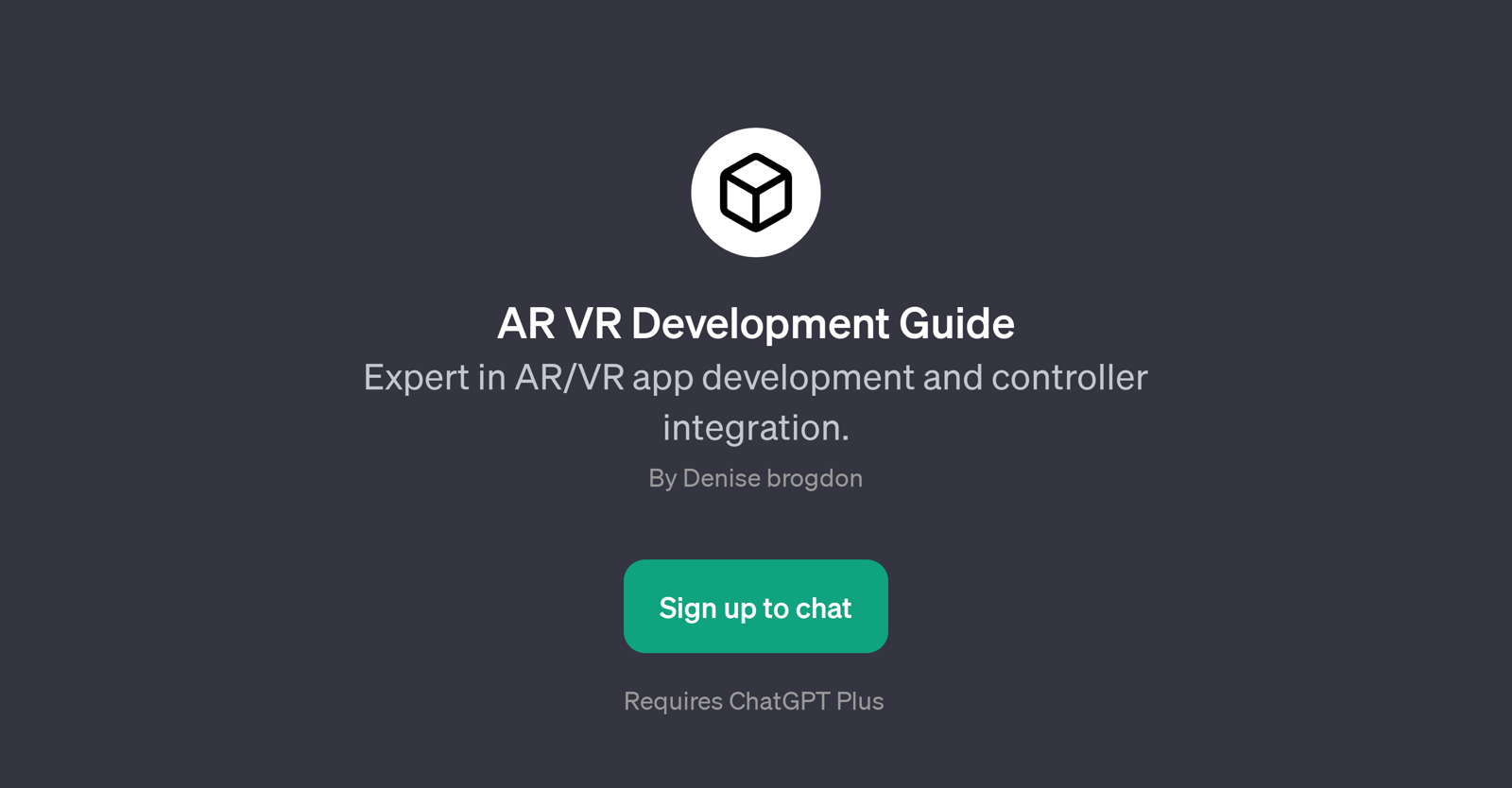AR VR Development Guide website
