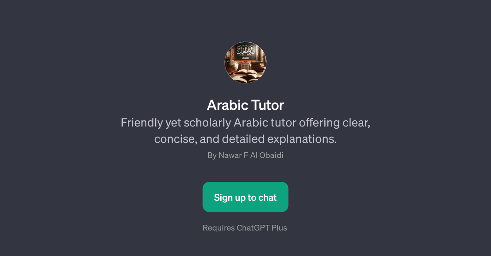 Arabic Tutor website